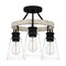 Quoizel Kingsbridge 3-Light Earth Black Semi-Flush Mount KGB1718EK - alternate 2